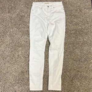 Madewell white jeans